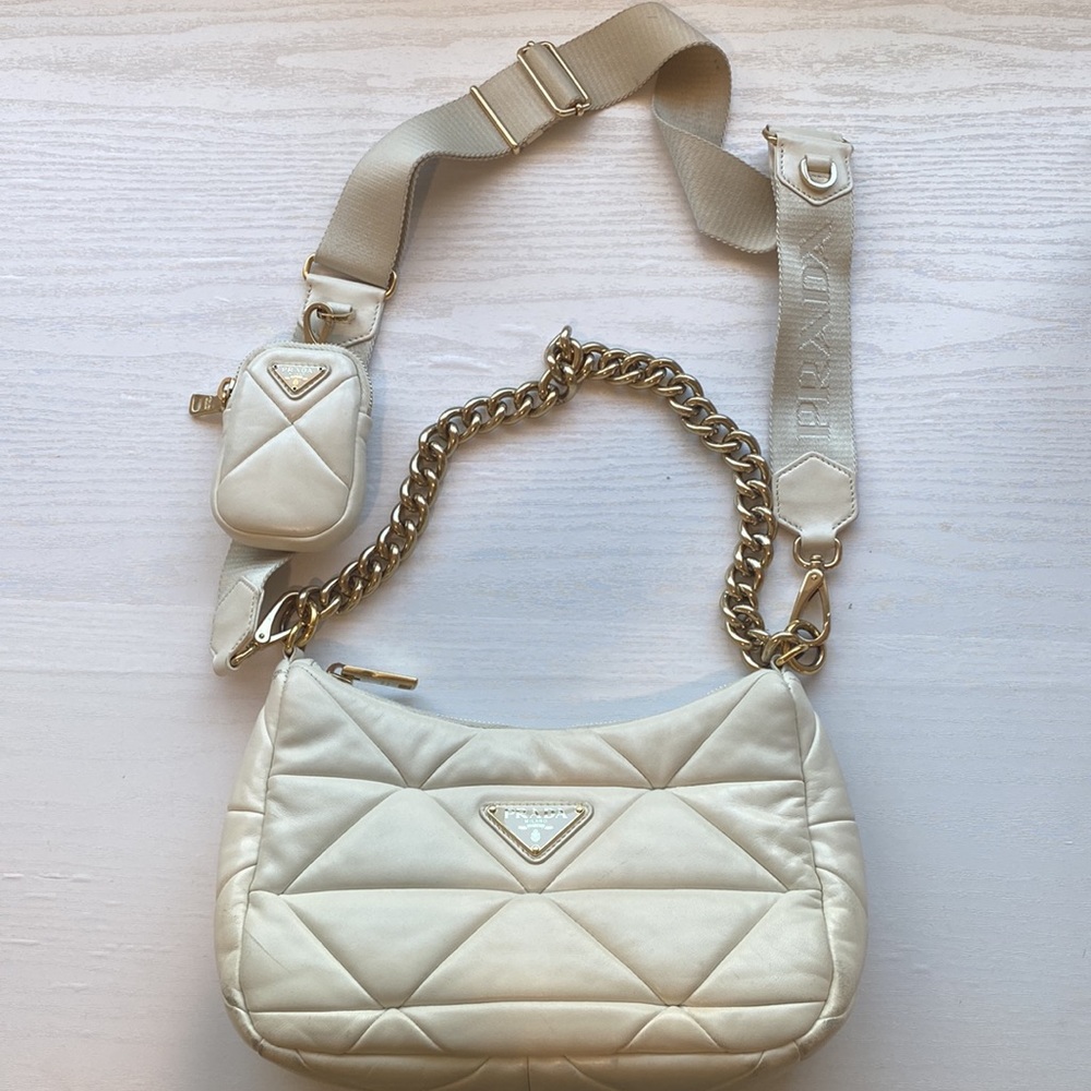 Authentic “Prada System Nappa Leather Patchwork S… - image 2